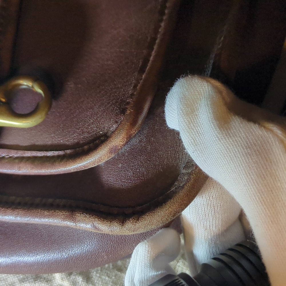 Vintage Coach Colebrook (Style# 5181) Brown Leather Messenger/ Briefcase $125 - Picture 9 of 9